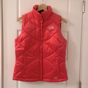 North face puff vest 550